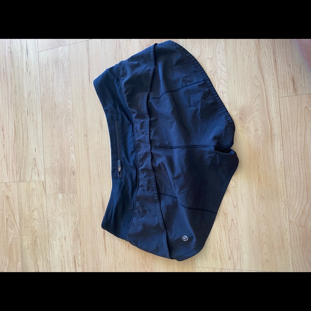 Black lululemon shorts
